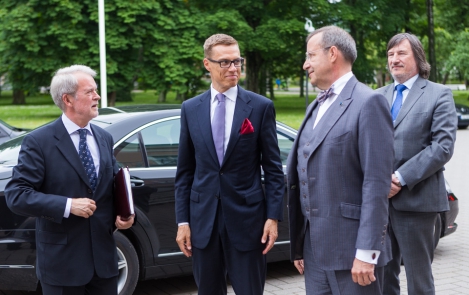 Президент Ильвес встретился с новым премьер-министром Финляндии Александром Стуббом