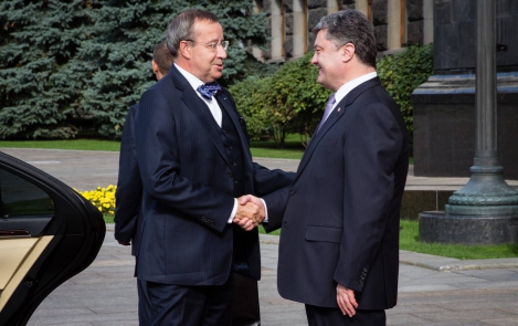 President Ilves met with Ukrainian leaders