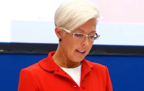 Evelin Ilves at the annual conference of the WHO Regional Committee for Europe in Copenhagen, 17 September 2014