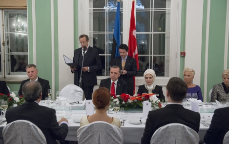 President Ilves at the dinner honouring the Turkish head of state:  Europe is not just a geographical concept