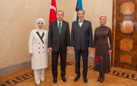 Президент Ильвес встретился с главой Турецкого государства