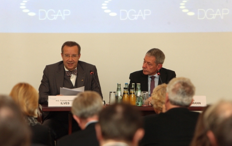 Президент Ильвес в Немецком обществе внешней политики: Европа должна действовать быстрее и решительнее уже сегодня