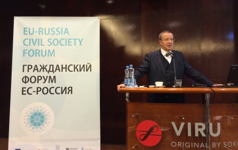 President Ilves: the development of democracy requires an independent and active civil society