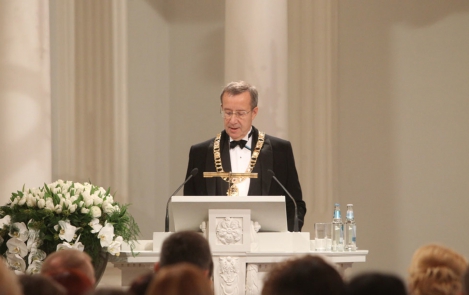 Vabariigi President Tartu Ülikooli 95. aastapäeva aktusel 1. detsembril 2014