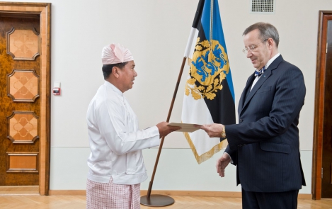 Eesti riigipeale andsid volikirjad Uus-Meremaa, Slovakkia ja Myanmari suursaadikud