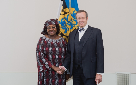 Estonian Head of State receives letters of credence from ambassadors of Tanzania, Qatar and India