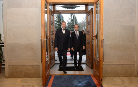 President Ilves kohtus Euroopa Ülemkogu eesistuja Donald Tuskiga