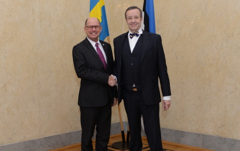 Фотоновость: Президент Ильвес встретился со спикером парламента Швеции