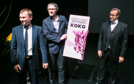 President Ilves kuulutas noore arhitekti preemia laureaatideks KOKO arhitektid Raivo Kotovi ja Andrus Kõresaare