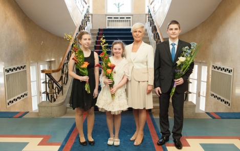 Evelin Ilves presented the Young Athlete’s Prizes
