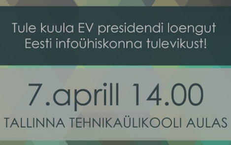 Delfi TV otseülekanne täna: president Ilvese avalik loeng IT tulevikust