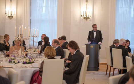 President Toomas Hendrik Ilvese riigiõhtusöögi lauakõne Bellevue' lossis 18. mail 2015
