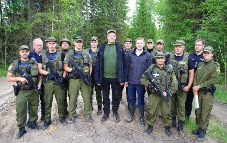 President Ilves at the south-eastern border: a strong border guard and adequately protected border is a vital cog in Estonia’s security and one that is visible to all