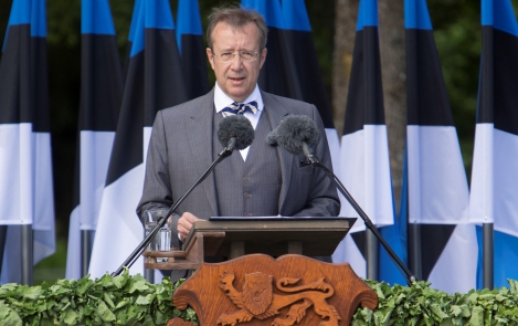 President of the Republic at Victory Day in Kärdla 23 June 2015