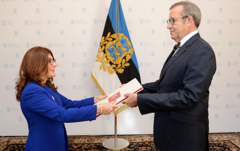 Estonian Head of State received letters of credence from the ambassadors of Turkey, Russia and Iran