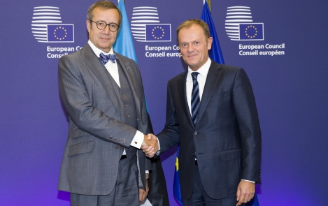 Президент Ильвес встретился с председателем Европейского Совета Дональдом Туском