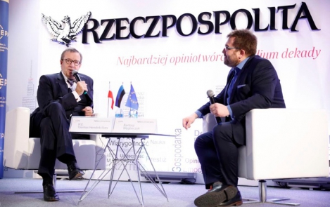 President Ilves in Varsaw at a moderated discussion of a conference hosted by the Center for European Policy Analysis (CEPA) in co-operation with the Polish newspaper Rzeczpospolita