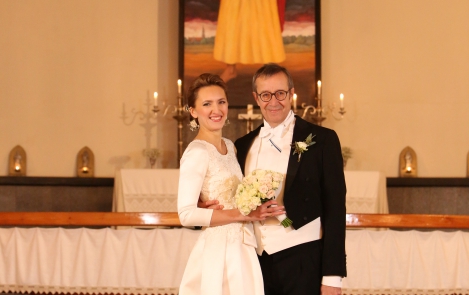 Toomas Hendrik Ilves ja Ieva Kupce abiellusid
