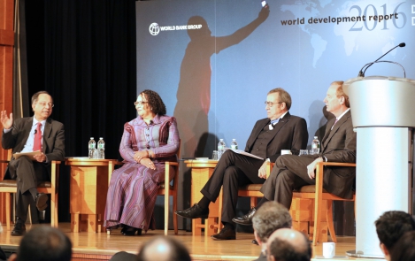 President Ilves in Washington at the presentation of the World Bank’s Development Report: Lack of internet access holds back the development of four billion people