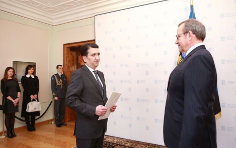 The ambassadors of Azerbaijan, Turkmenistan and Benin handed their credentials over to the Estonian Head of State
