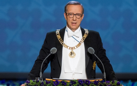 President Ilves at the Republic of Estonia Independence Day celebration on 24 February 2016 at the Estonia Concert Hall