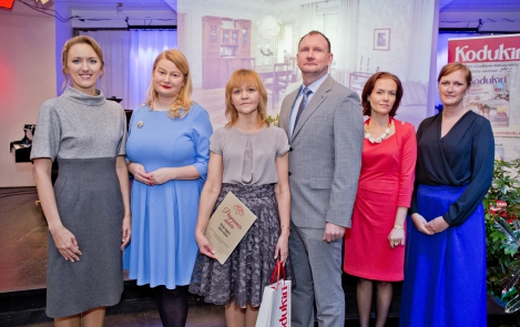 Ieva Ilves acknowledged the winners of Kodukiri magazine’s home competition