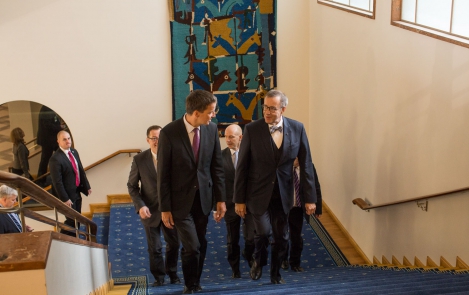 President Ilves kohtus Eesti Panga juhatusega