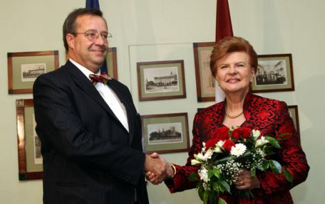 The President of the Republic met with the President of the Republic of Latvia