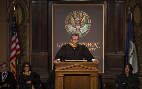 President Ilves Georgetowni Ülikooli lõputseremoonial: tänastes kriisides peab diplomaatia end taasavastama