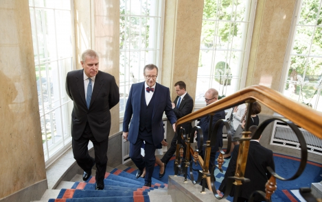 President Ilves to the Duke of York: technology will give the economy the required impetus; those who lag behind will be left behind