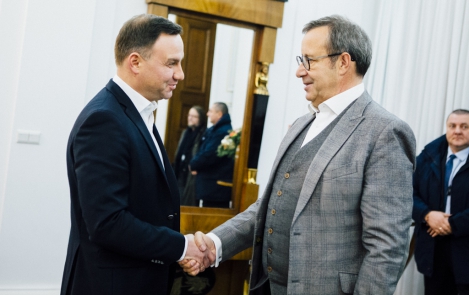 Президент Польши Анджей Дуда находится сегодня в Эстонии с частным визитом