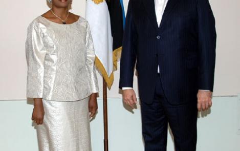 The Zambian Ambassador presented her credentials to the President of Estonia