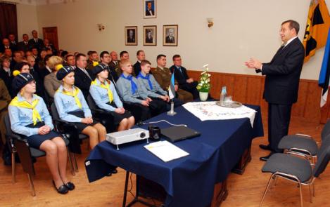 President of the Republic visited the Pärnumaa Brigade of the Defence League