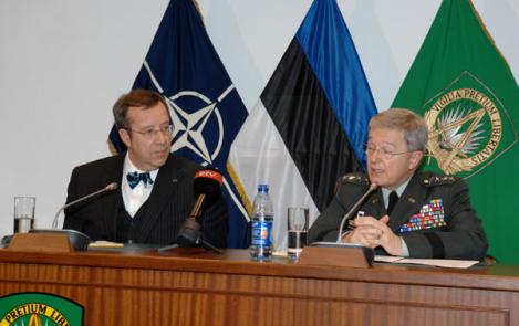 President Ilves visited the NATO military headquarters in Europe