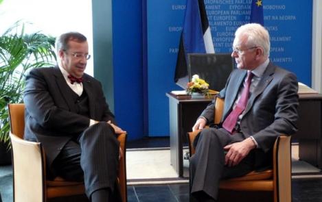 The President of the Republic met with the President of the European Parliament