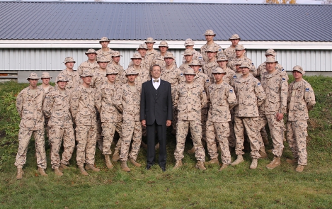 Vabariigi President kohtumisel Afganistani suunduvate Eesti kaitseväe üksustega ESTCOY-9 ja NSE-8