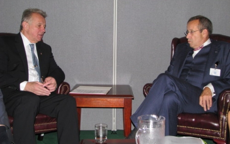 President Ilves Meets Hungarian President