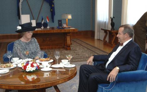 President Ilves ja Hollandi kuninganna Beatrix kõnelesid Eesti IT-arengust