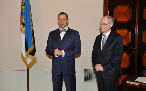Глава Эстонского государства встретился с председателем Верховного Совета Европы