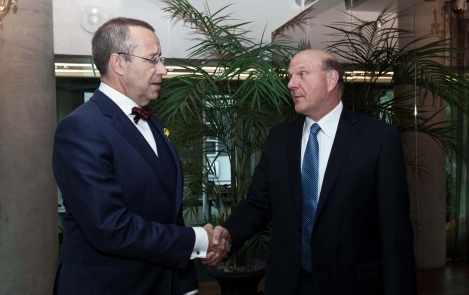 President Ilves met with the CEO of Microsoft