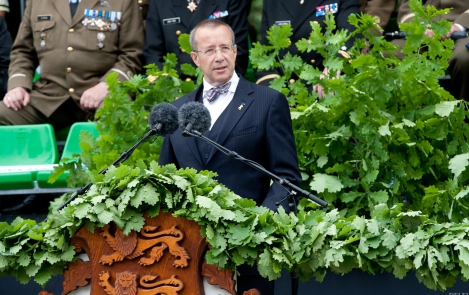 Vabariigi President Võidupühal Tartus 23. juunil 2011