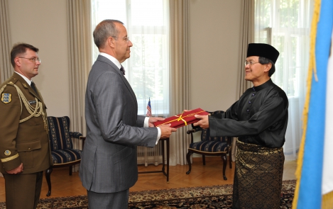 President of the Republic accepted credentials from Ambassadors of Spain, Honduras, Malaysia and New Zealand