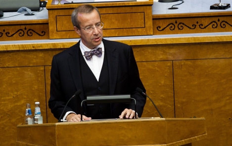 President of the Republic in the Riigikogu, 12 September 2011