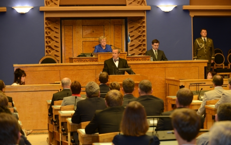 Vabariigi President Riigikogus 10. septembril 2012