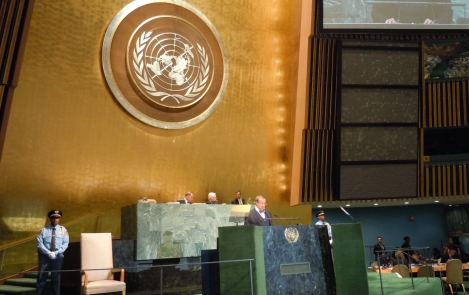 Eesti presidendi Toomas Hendrik Ilvese kõne ÜRO Peaassamblee 67. istungjärgul ÜRO peakorteris New Yorgis 26. septembril 2012