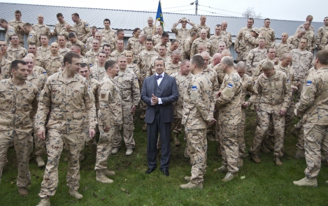 President Ilves kohtus Afganistani minevate kaitseväelastega