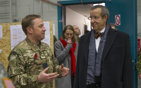 President Ilves: NATO training will teach us collective defence