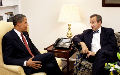 President Ilves kohtus Ameerika Ühendriikide presidendi Barack Obamaga