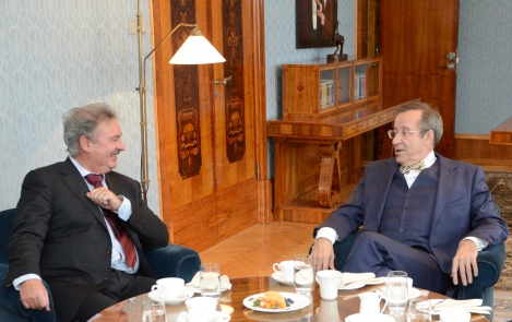President Toomas Hendrik Ilves kohtus Luksemburgi välisministriga