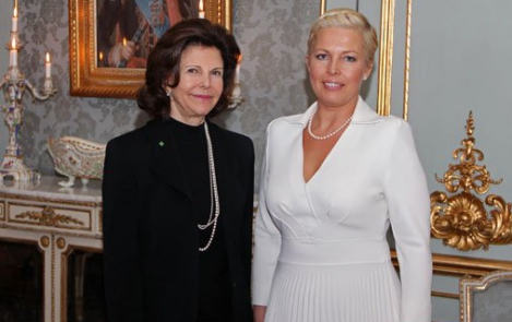 Evelin Ilves kohtus Rootsi kuninganna Silviaga
